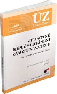 ÚZ 1681 JEDNOTNÉ MĚSÍČNÍ HLÁŠENÍ ZAMĚSTNAVATELE RED. UZ. 2. 3. 2026