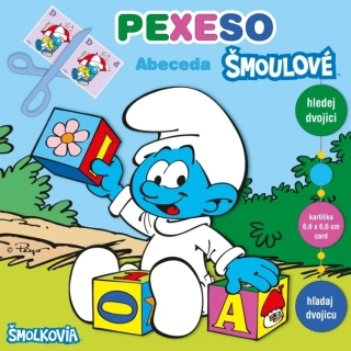 ŠMOULÍ ABECEDA - PEXESO S MAXI KARTIČKAM