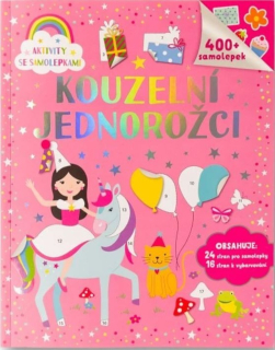 KOUZELNÍ JEDNOROŽCI 400 SAMOLEPEK
