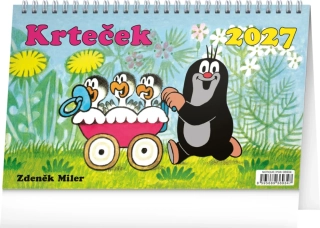 KALENDÁŘ 2027 STOLNÍ: KRTEČEK