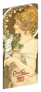 DIÁŘ 2027: ALFONS MUCHA - PLÁNOVACÍ MĚSÍČNÍ, KAPESNÍ