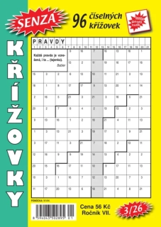 SENZA ČÍSELNÉ KŘÍŽOVKY 3/2026