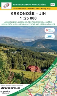 KRKONOŠE - JIH 1:25 000 / 121 TURISTICKÉ MAPY PRO KAŽDÉHO