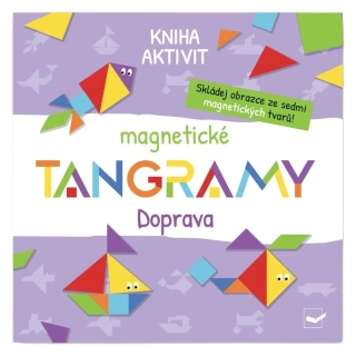 KNIHA AKTIVIT MAGNETICKÉ TANGRAMY DOPRAVA