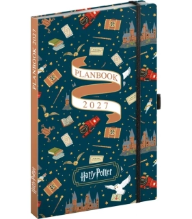 DIÁŘ/NOTES 2027: PLANBOOK - HARRY POTTER - BRADAVICKÝ EXPRES, 13 X 21 CM