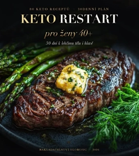 KETO RESTART PRO ŽENY 40+ - 80 KETO RECEPTŮ A 30DENNÍ PLÁN