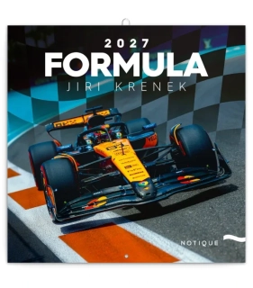 KALENDÁŘ 2027 POZNÁMKOVÝ FORMULE/JIŘÍ KŘENEK,  30 × 30 CM (ZÁPADNÍ KALENDARIUM)