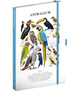 NOTES ANIMALIUM/PTÁCI, LINKOVANÝ, 13 X 21 CM