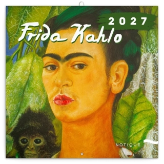 KALENDÁŘ 2027 POZN: FRIDA KAHLO, 30 X 30 CM