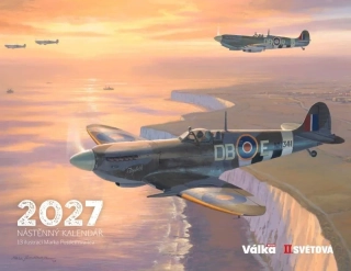 VOJENSKÉ LETOUNY 2. SVĚTOVÉ VÁLKY KALENDÁŘ NÁSTĚNNÝ 2027