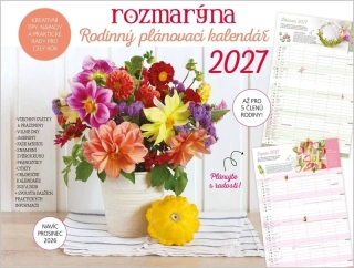 RODINNÝ PLÁNOVACÍ KALENDÁŘ ROZMARÝNA 2027