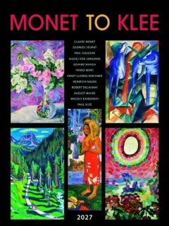 KALENDÁŘ 2027 NÁSTĚNNÝ MONET TO KLEE