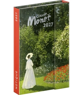 DIÁŘ 2027: CLAUDE MONET - TÝDENNÍ, MAGNETICKÝ, 11 X 16 CM