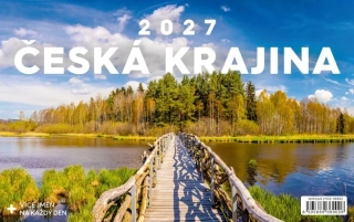 KALENDÁŘ 2027 STOLNÍ: ČESKÁ KRAJINA, 23,1 X 14,5 CM