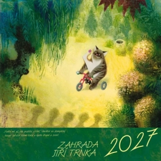 KALENDÁŘ 2027 JIŘÍ TRNKA ZAHRADA / NÁSTĚNNÝ, 348 MM X 343 MM