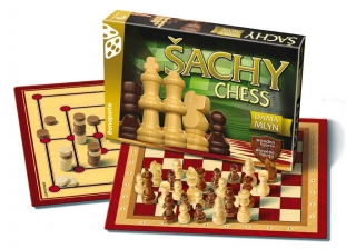 SPOLEČENSKÁ HRA-ŠACHY,DÁMA,MLÝN