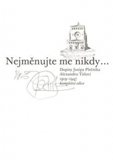 NEJMĚNUJTE ME NIKDY... KORESPONDENCE PLEČNIK-KAPLAN A.TITL