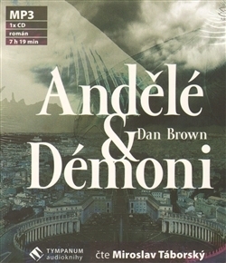 CD ANDĚLÉ A DÉMONI   ČTE MIROSLAV TÁBORSKÝ