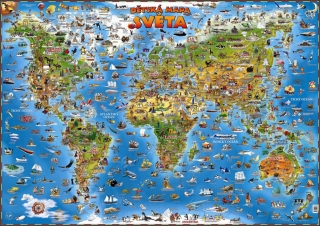 DĚTSKÁ MAPA SVĚTA - 3. VYDÁNÍ