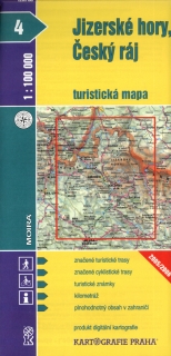 TM 4 JIZERSKÉ HORY ČESKÝ RÁJ 1:100000