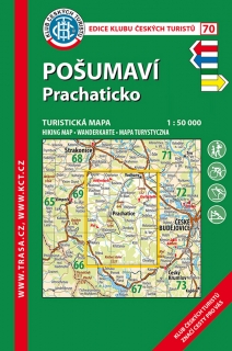 KČT 70 POŠUMAVÍ PRACHATICKO 1:50 000