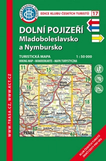 KČT 17 DOLNÍ POJIZEŘÍ,MLADOBOLESLAVSKO A NYMBURK