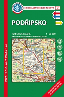 KČT 9 PODŘIPSKO 1: 50 000
