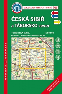 KČT 41 ČESKÁ SIBIŘ A TÁBORSKO SEVER 1:50 000