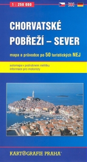 CHORVATSKÉ POBŘEŽÍ-SEVER,1:250T