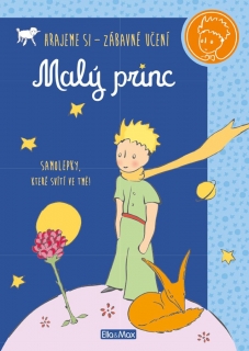 MALÝ PRINC-KNIHA AKTIVIT-MODRÉ SAMOLEPKY