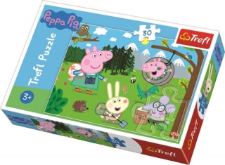 PUZZLE: PRASÁTKO PEPPA V PŘÍRODĚ 30 DÍLK