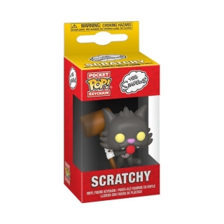 FUNKO POP KEYCHAINS SIMPSONS/SCRATCHY