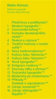 MODERNÍ TYPOGRAFIE