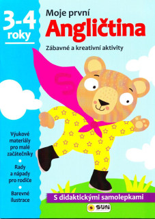 ANGLIČTINA - 3-4 ROKY - SAMOLEPKY (MOJE