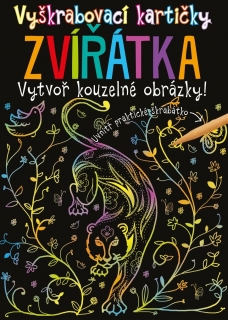 VYŠKRABOVACÍ KARTIČKY ZVÍŘÁTKA