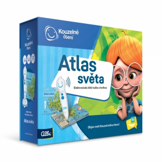 ATLAS SVĚTA + ALBI TUŽKA - KOUZELNÉ ČTENÍ