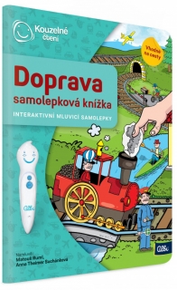 KOUZELNÉ ČTENÍ DOPRAVA SAMOLEPKOVÁ KNÍŽKA