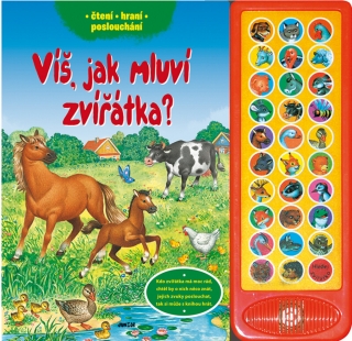VÍŠ,JAK MLUVÍ ZVÍŘÁTKA ZVUKOVÁ KNÍŽKA