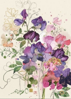 PŘÁNÍ B043 SWEET PEAS