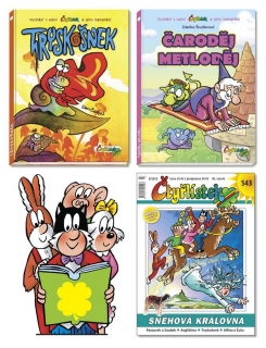 VÁNOCE SE ČTYŘLÍSTKEM-KOMPLET 2 KNIHY+ČASOPIS