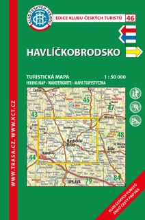 KČT 46 HAVLÍČKOBRODSKO 1:50 000
