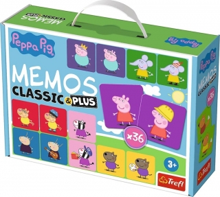 PEXESO CLASSIC&PLUS PRASÁTKO PEPPA 4V1