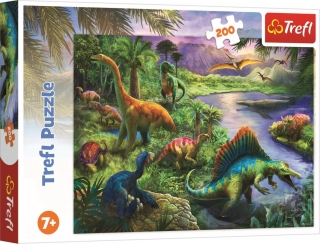 PUZZLE DINOSAUŘI/200 DÍLKŮ