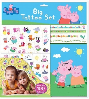 PEPPA PIG - VELKÝ SET S TETOVÁNÍM