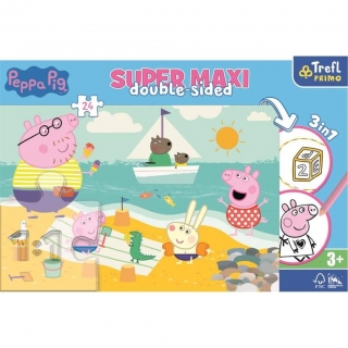 PUZZLE PRASÁTKO PEPPA/24 DÍLKŮ